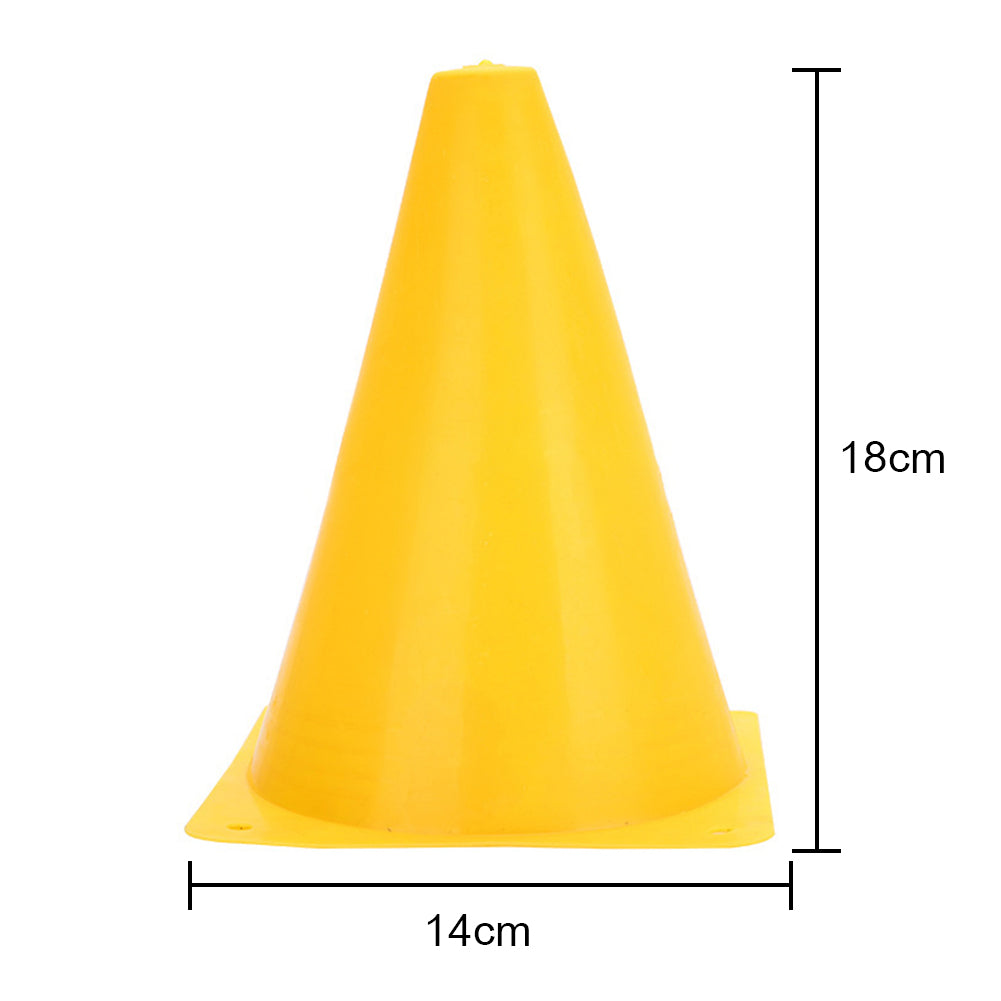 Pack 10und- Cono Entrenamiento Coordinación Agilidad 18cm Enumerados