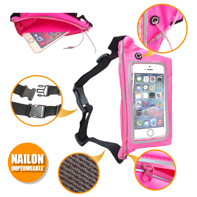 Banano Riñonera Impermeable Para Celular Deportiva - surtido