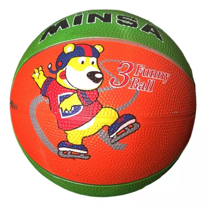 Balón basketball Minsa infantil niño - Diseños colores