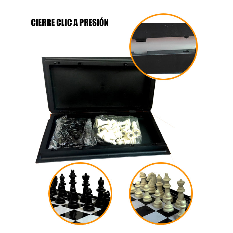 Juego de mesa Ajedrez magnético 30,5 CM