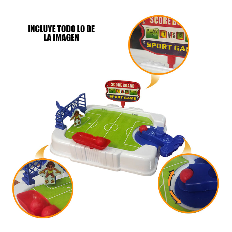 Juego de mesa Fútbol Arquero Oso y Gol 21cm-metegol niño 740
