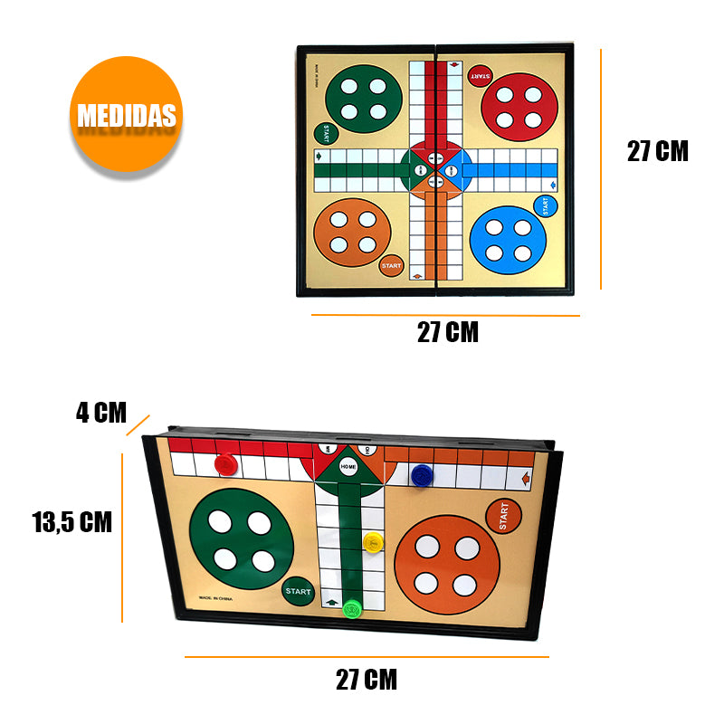 Juego de mesa Ludo magnético 27 CM