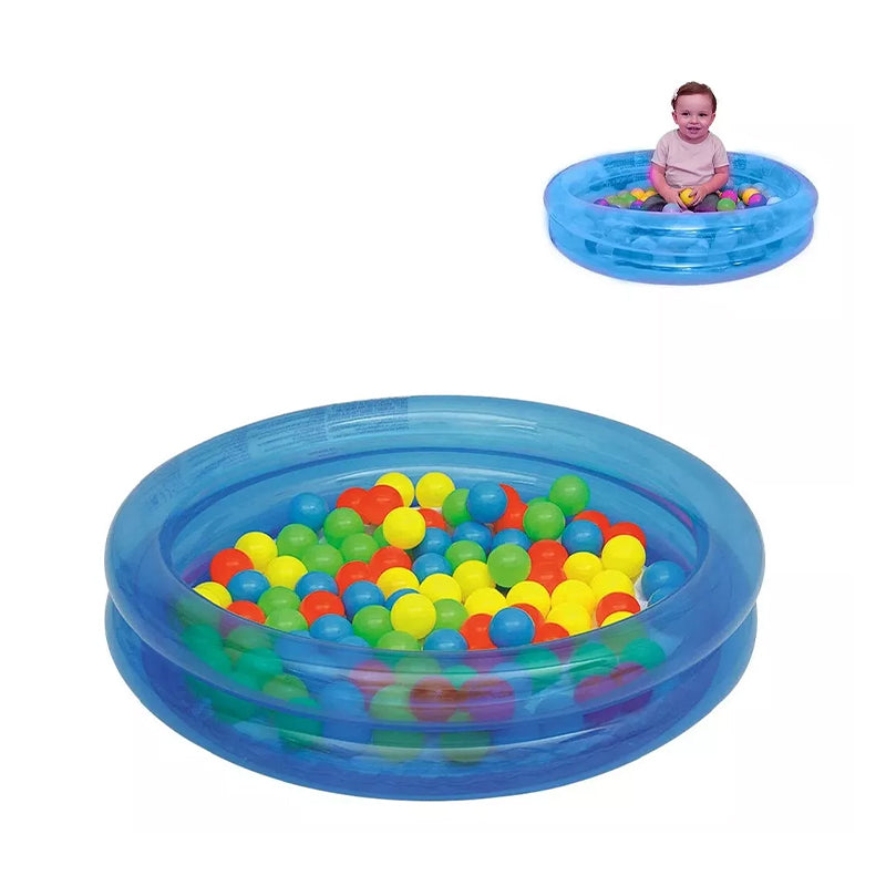 Malla set 100 unidades pelotas pelotitas plásticas - colores surtidos