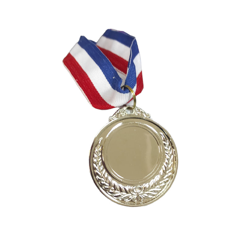 Medalla Deportiva 5 Cm con cinta tricolor