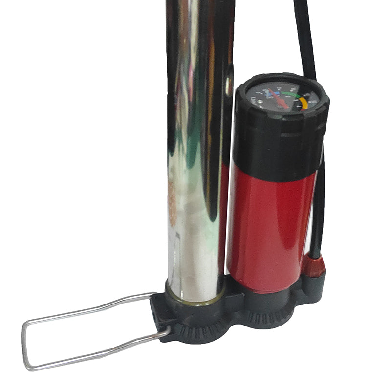 Bombin de pie con bomba y medidor de presion - 61cm