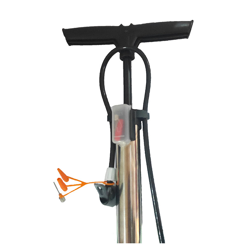Bombin de pie con bomba y medidor de presion - 61cm