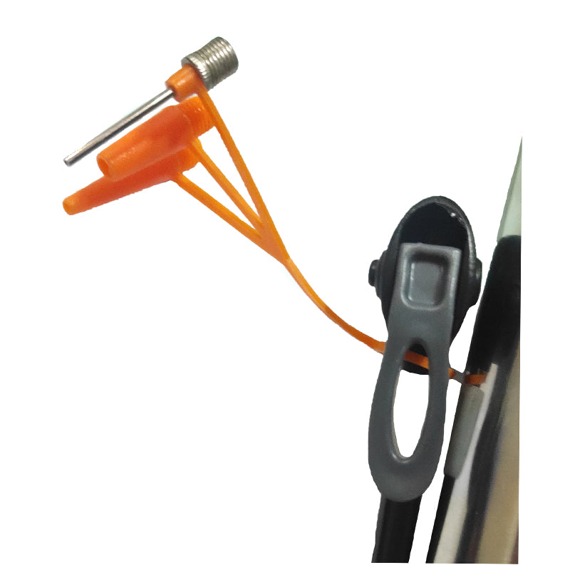 Bombin de pie con bomba y medidor de presion - 61cm