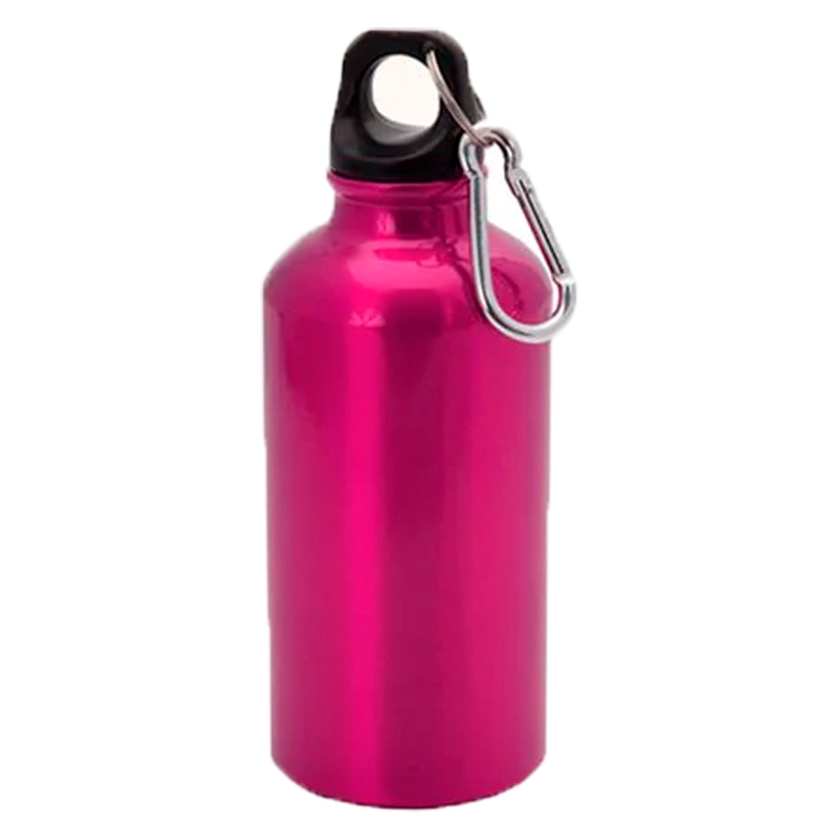 Botella Aluminio Inoxidable Tapa Rosca 400ml - Colores - ROSA