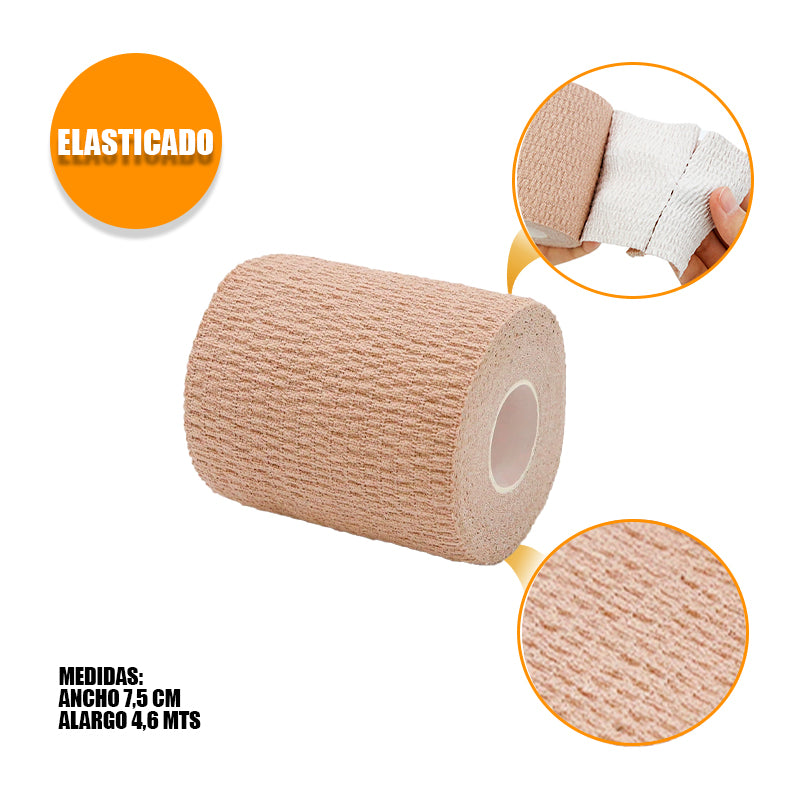 Venda autoadherente Autoadhesivo 7,5cm ancho- Colores tipo Koban
