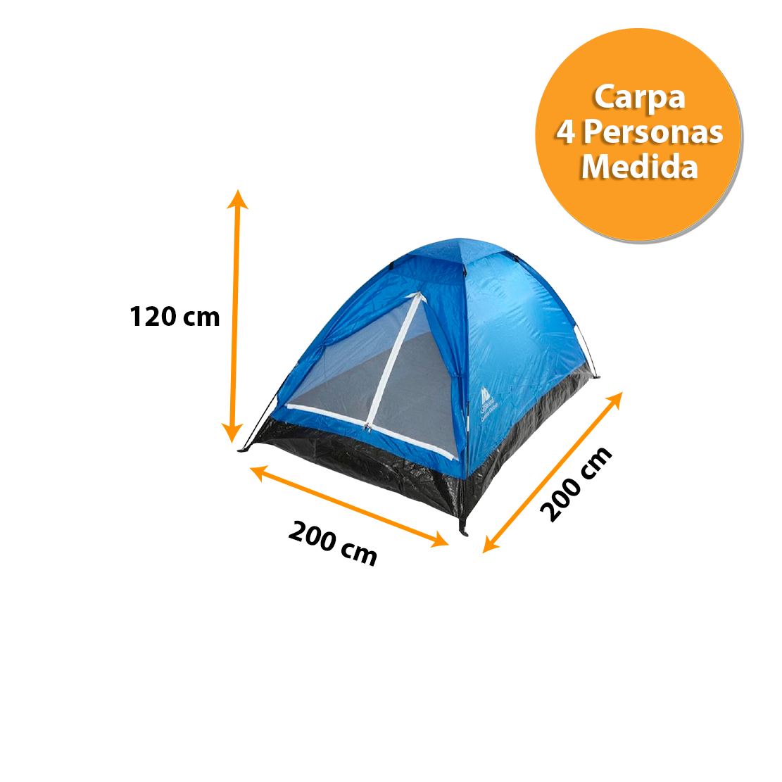 Carpa 4 Personas - Marca Gilibrand Mod Suncamp - Azul
