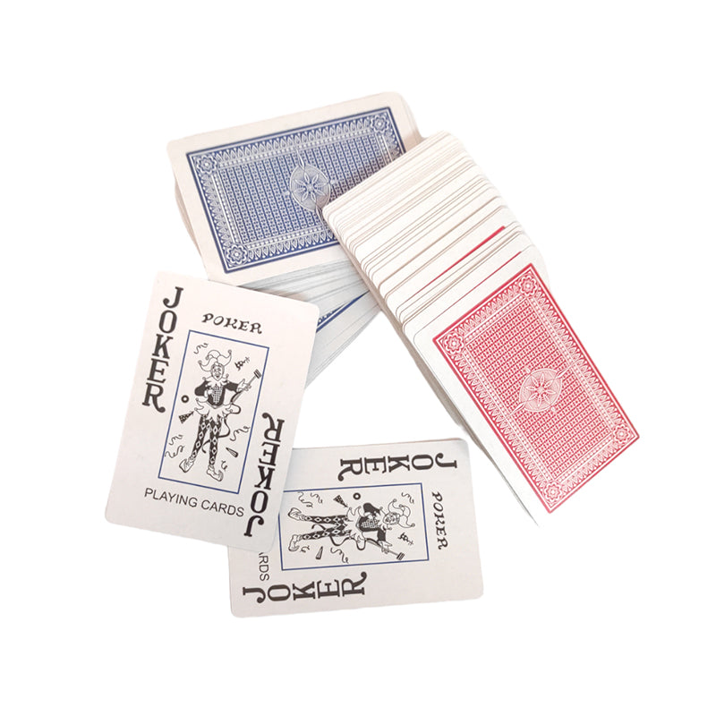 Cartas Baraja Inglesa 2 mazos (rojo y negro) +Joker