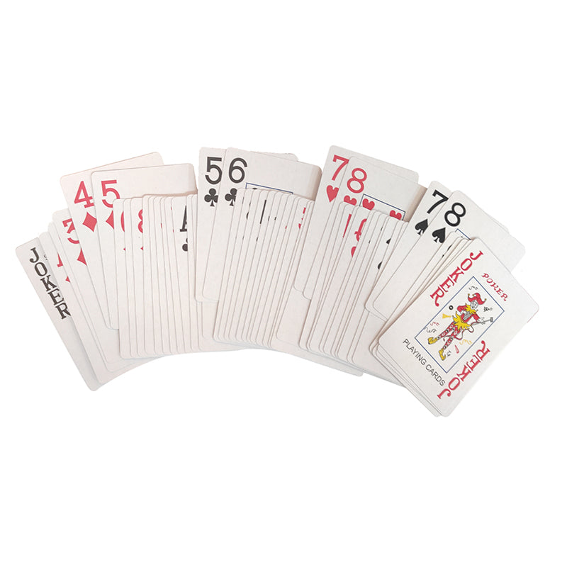 Cartas Baraja Inglesa 2 mazos (rojo y negro) +Joker