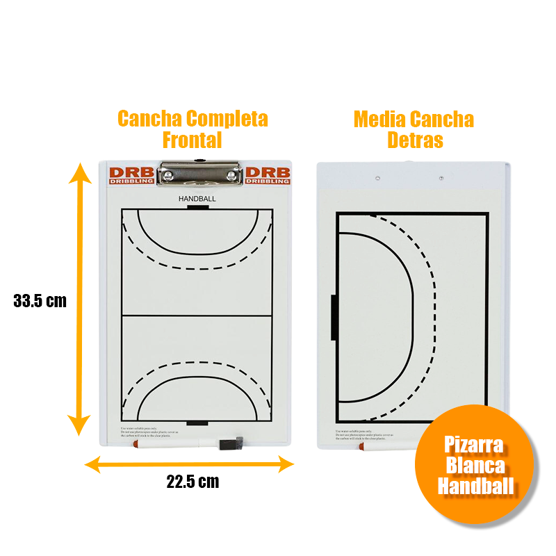 Pizarra táctica Blanca Handball entrenador - DRB