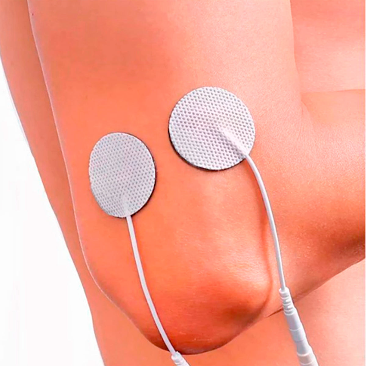 Set 4x Unidades - Electrodo Tens EMS redondo 3cm Reutilizable