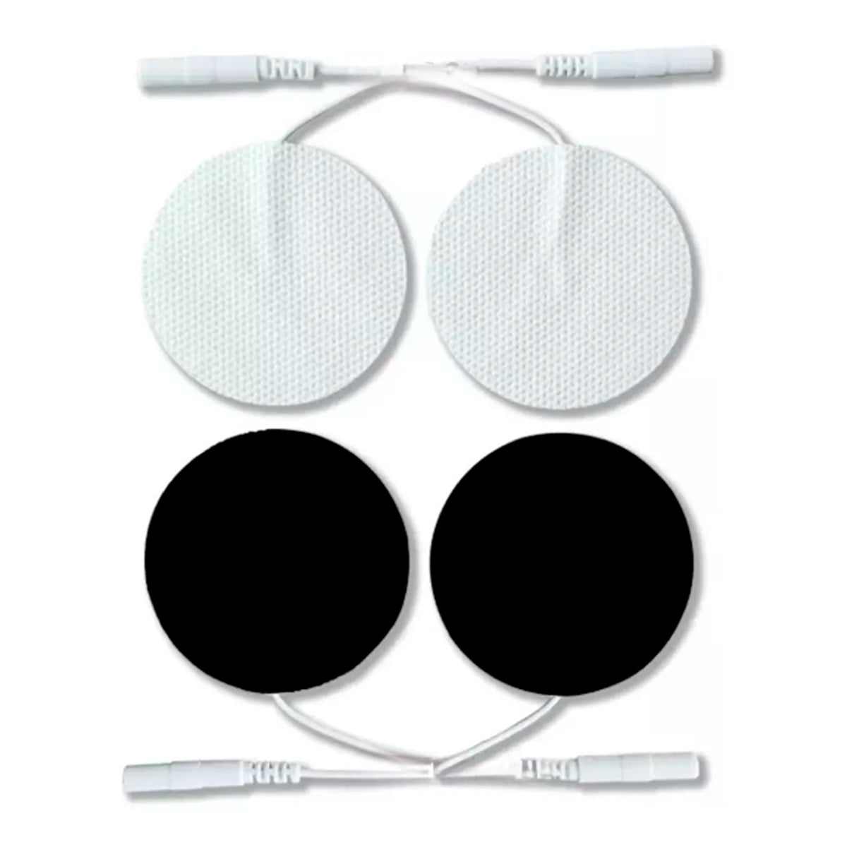 Set 4x Unidades - Electrodo Tens EMS redondo 3cm Reutilizable