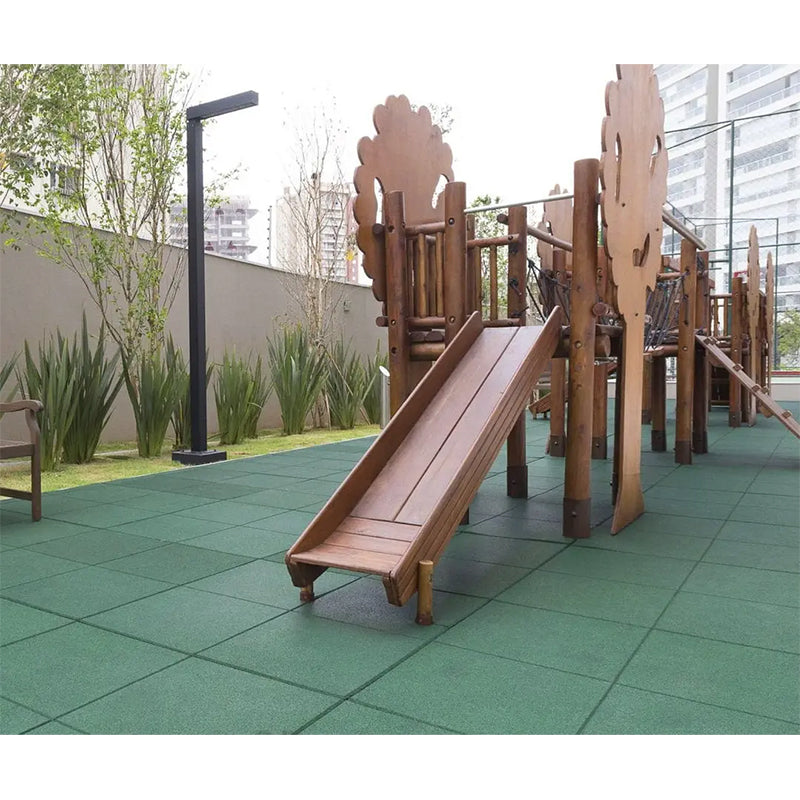 Palmeta caucho 50x50cm x 25mm - Unidad Piso Gimnasio Colores