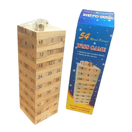 Yenga - Juego torre de madera 54 bloques