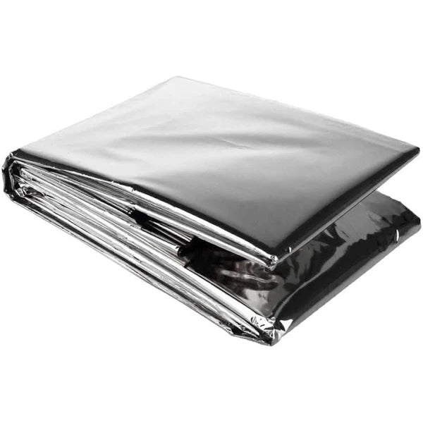 Pack 5x Manta Térmica De Aluminio Supervivencia, Emergencia, Trekking liviana portatil
