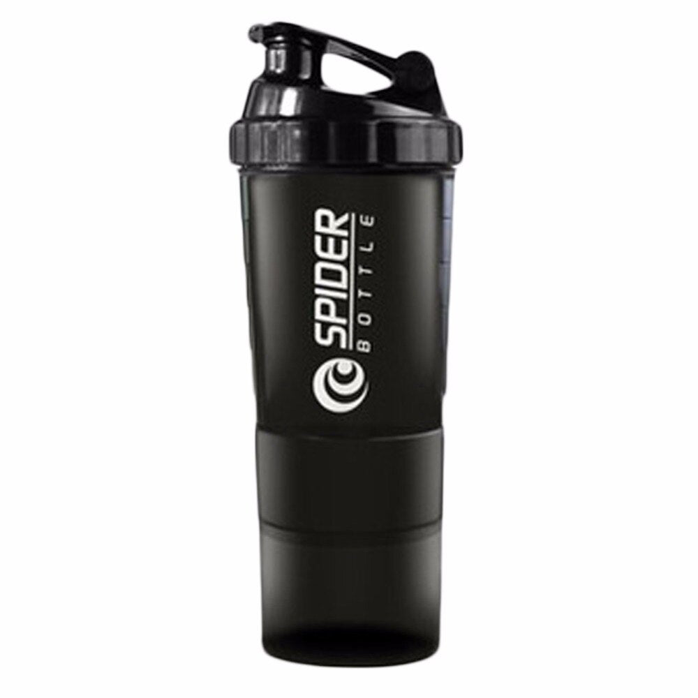 Shaker Botella Mezclador Batidos Proteina 500ml Fitness Gim - Azul
