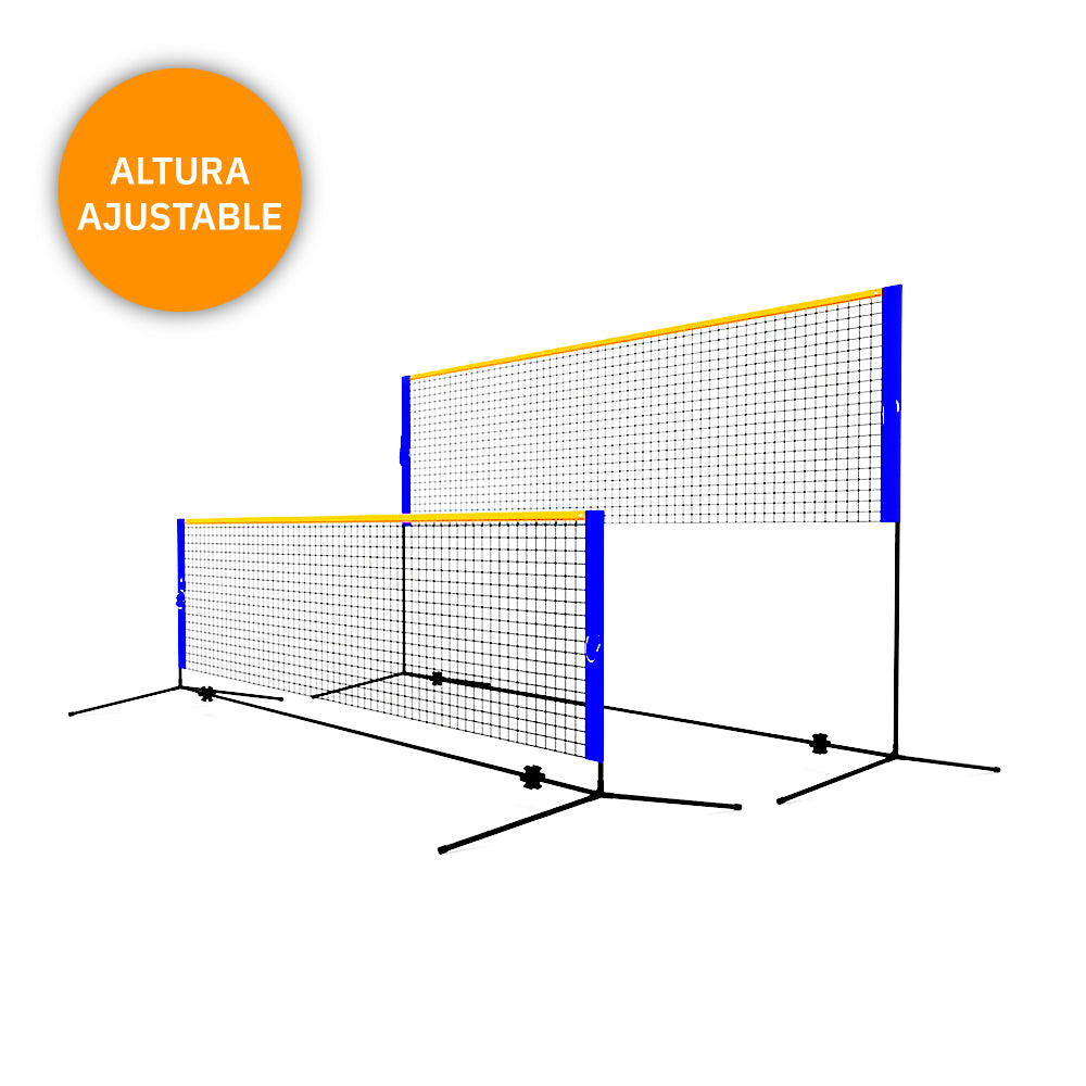 Red Badminton con Parantes y Red portable con Bolso 4 metros