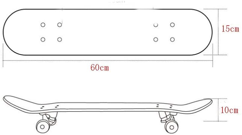 Tabla Skate Patineta Niño Unisex 60cm - Varios Diseños