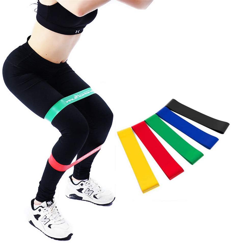 Pack Cajon + Set 5 Bandas Gluteo - Step Ajustable Aerobico