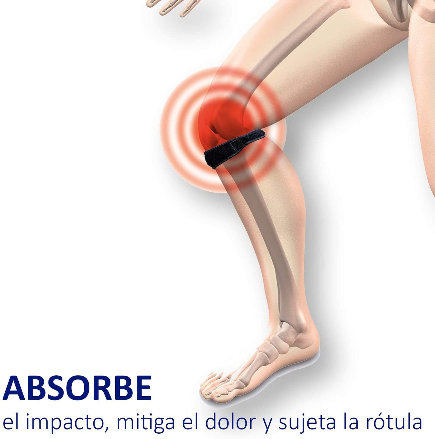 Rodillera Menisquera strap con Velcro