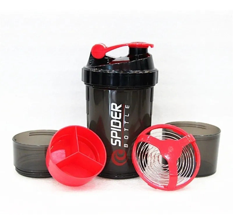 Shaker Botella Mezclador Batidos Proteina 500ml Fitness Gim - Azul
