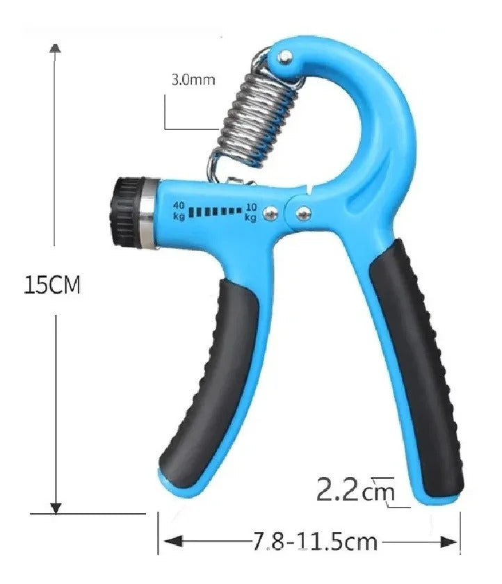 Hand Grip Agarre Mano Muñeca Antebrazo - Regulable 10-40kg