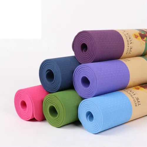 MAT DE YOGA FITNESS 6mm TPE -568