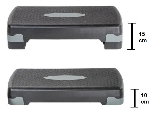 Pack Cajon + Set 5 Bandas Gluteo - Step Ajustable Aerobico