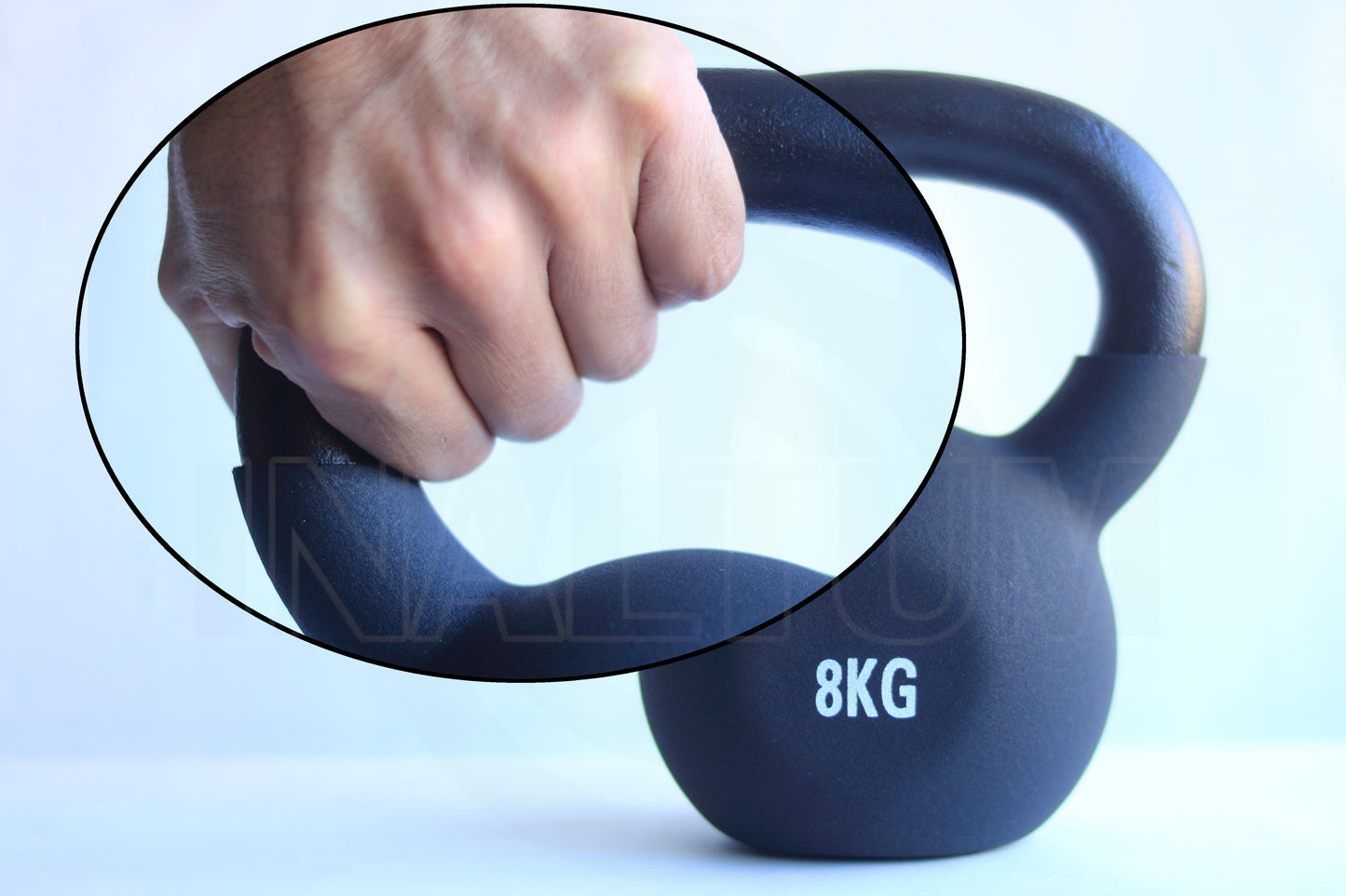 Kettlebell 12 Kg Acero recubiertas con Neopreno
