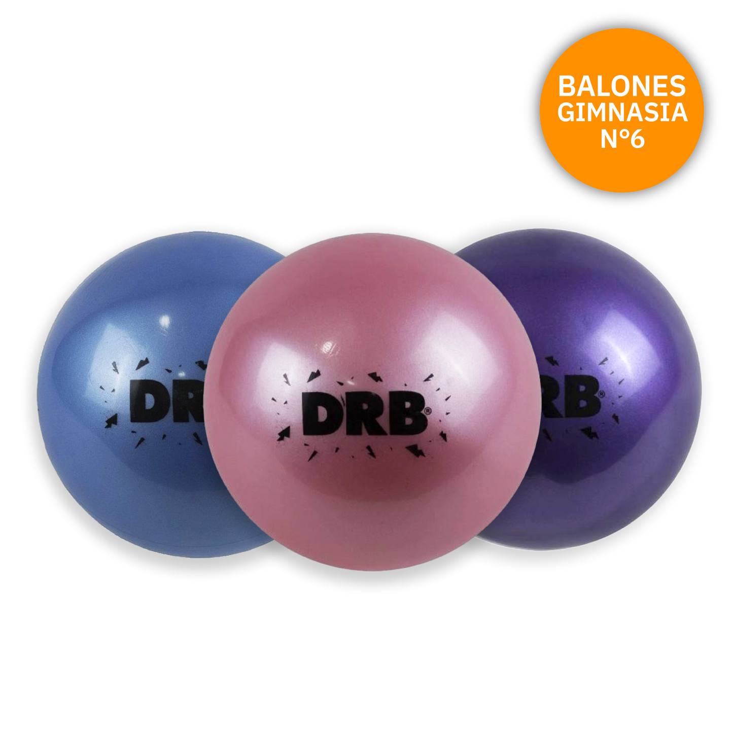 Balón de gimnasia rítmica N 6 lisa - DRB