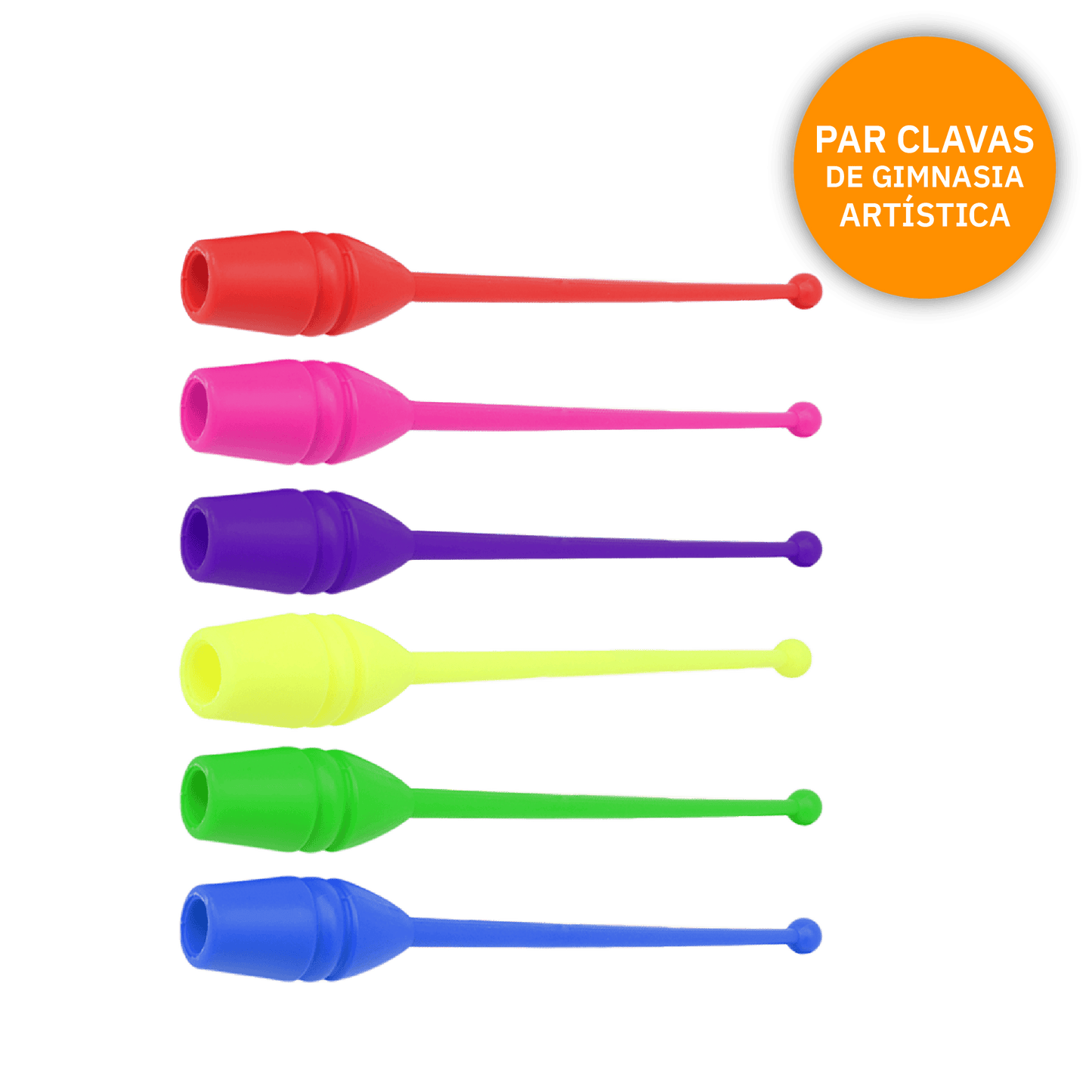 Clava de Gimnasia rítmica PVC - UNIDAD
