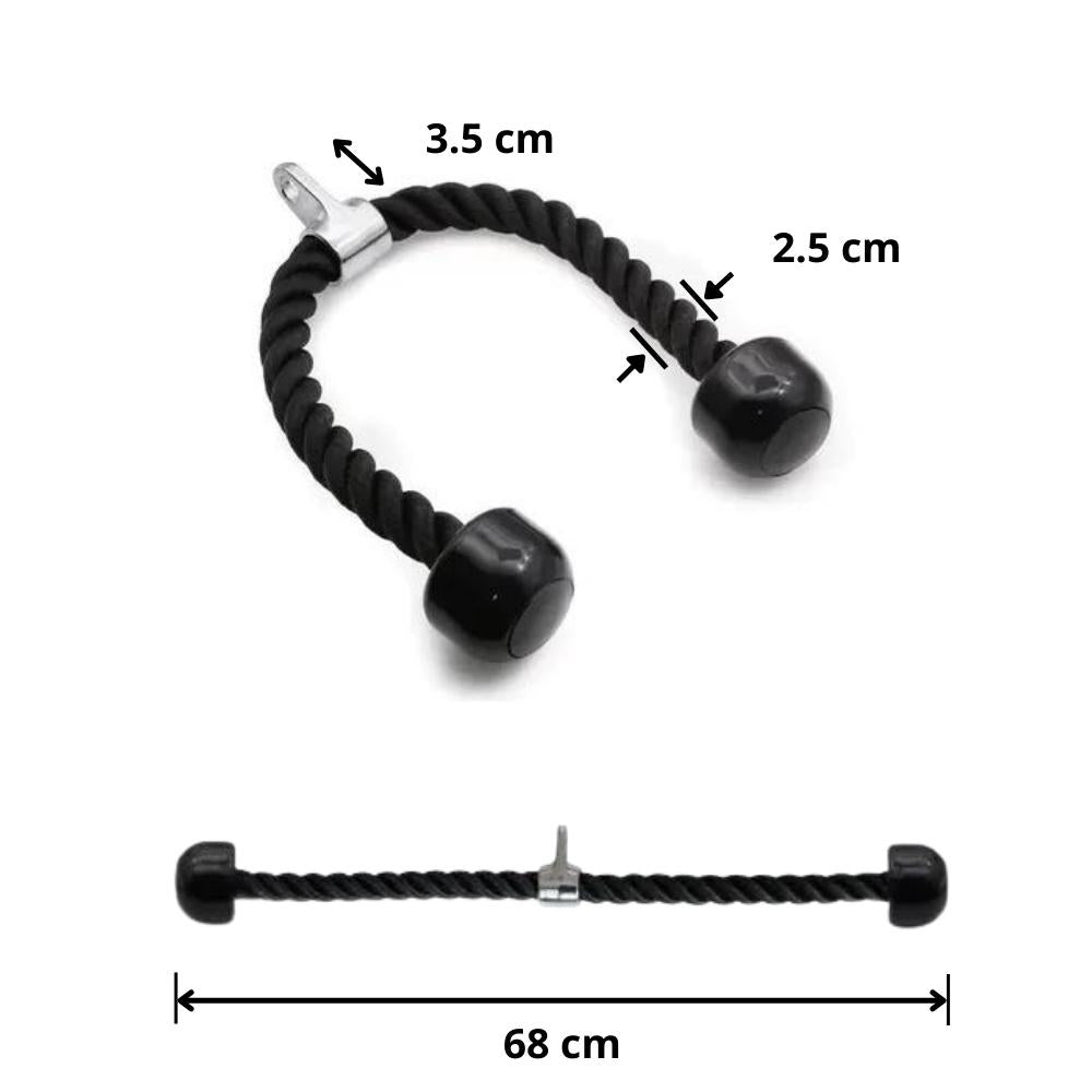 Cuerda Soga Polea Entrenamiento Para Gym Triceps Biceps Crossfit