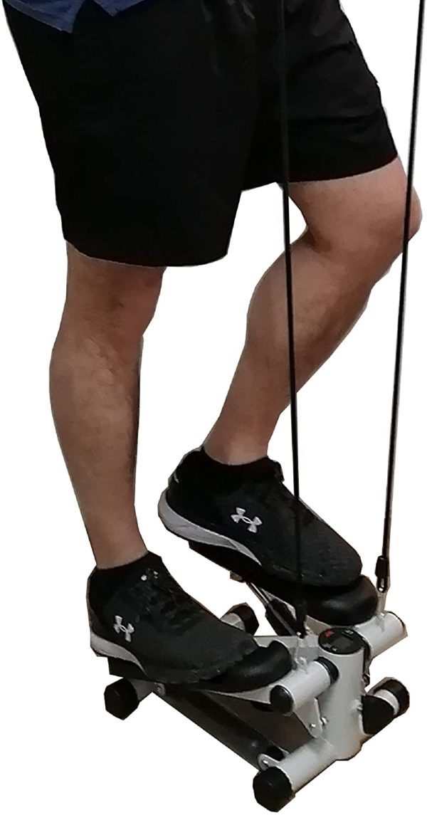 Escaladora Stepper portatil con Bandas para Brazos + Regalo Set de Bandas de Gluteos