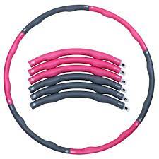 Aro hula hula hoop ajustable 8 piezas - 90cm