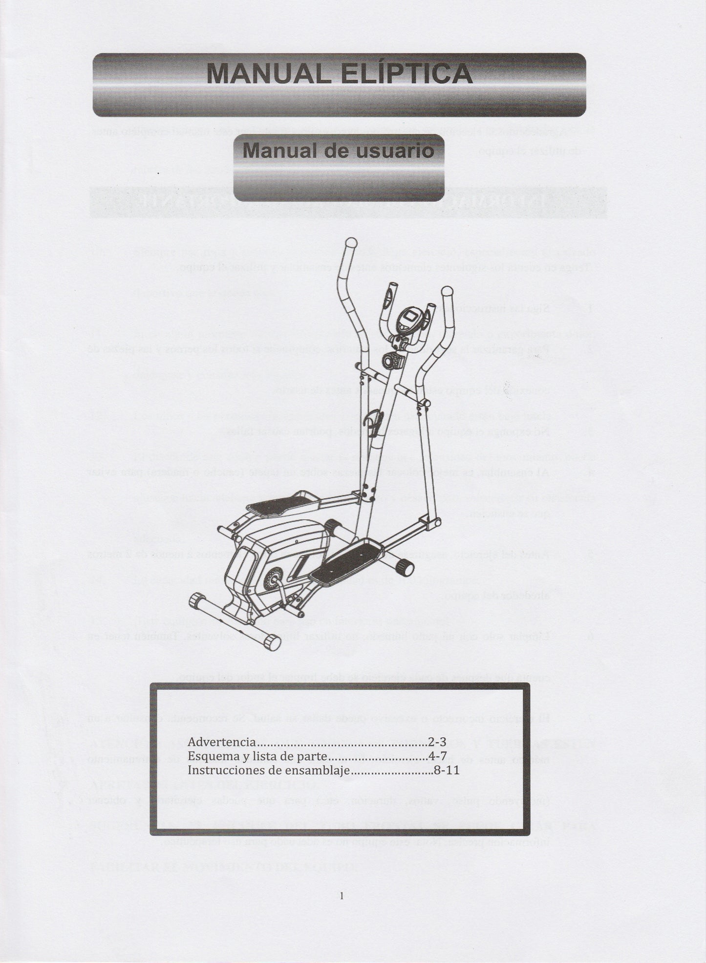 Máquina Bicicleta Elíptica Magnética 8 Niveles Volante 5kg - 5086