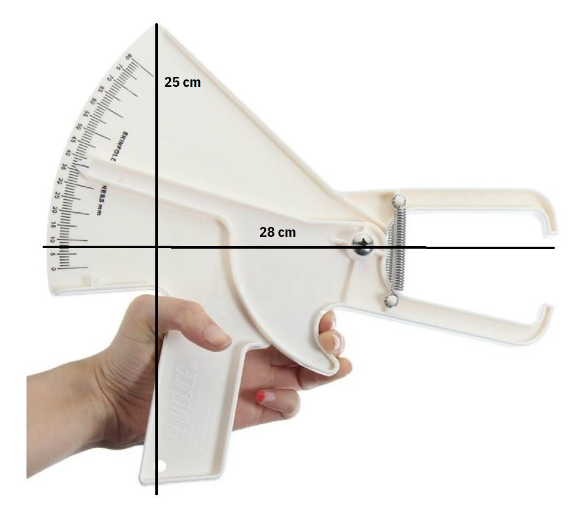 Calipers medidor de grasa pinza