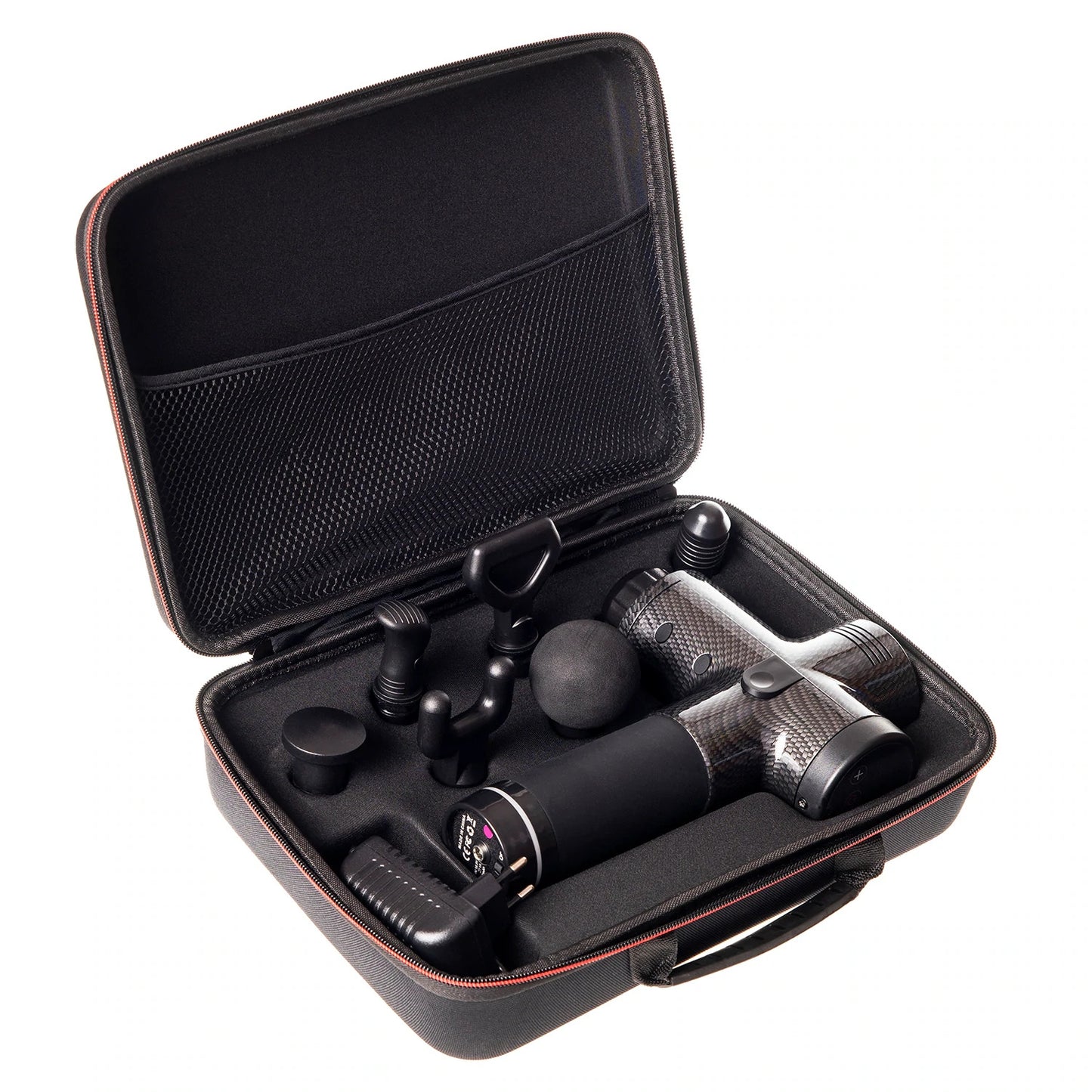 Pistola masajes muscular pantalla tactil + accesorios + bolso - PRO60w