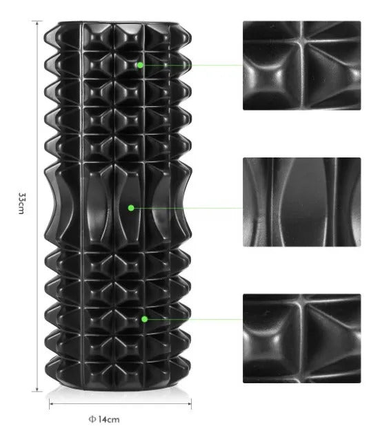 Foam Roller piramide 30x9,5cm