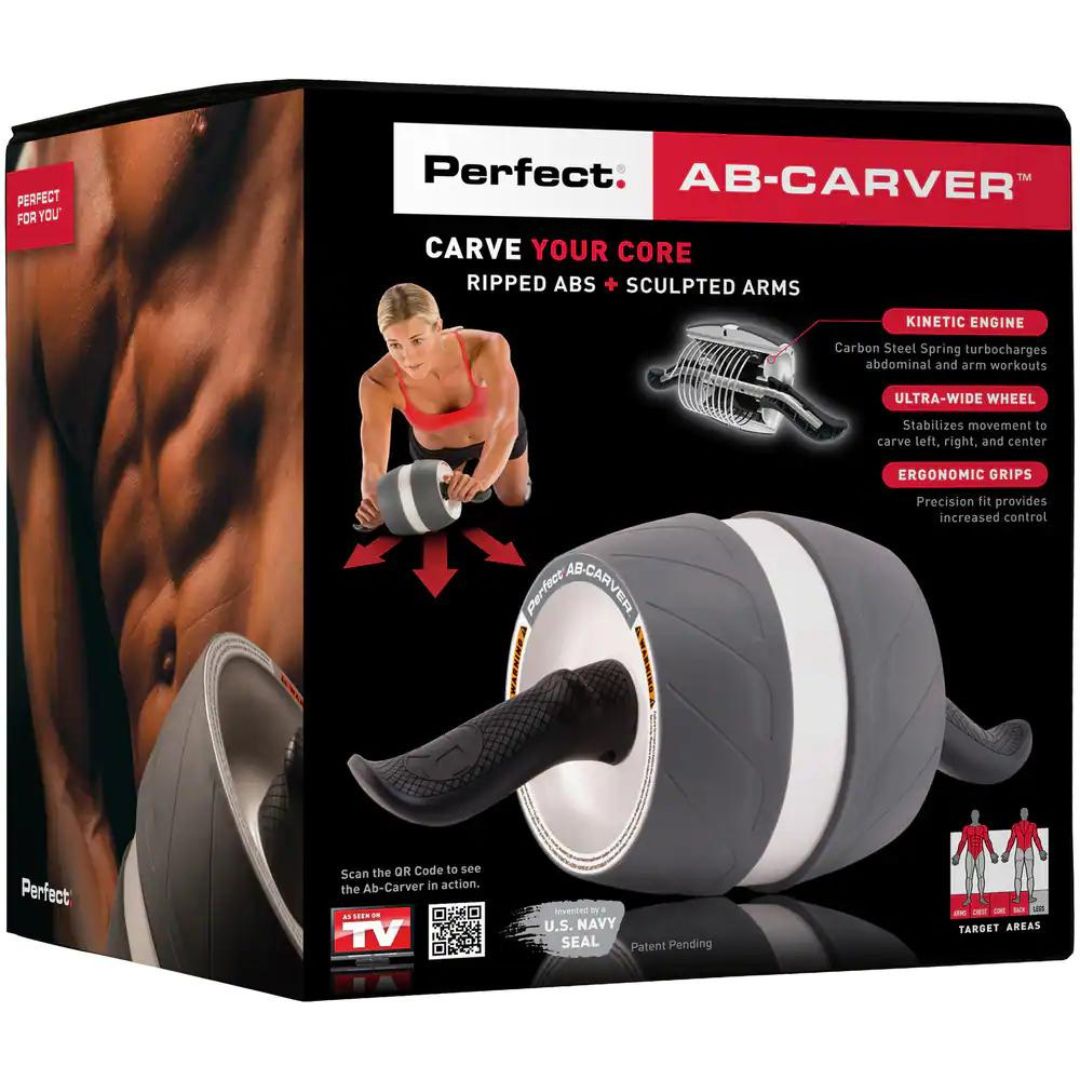 Rueda Abdominal Pro - Abs Wheel - Ejercicios Fitness - Negro