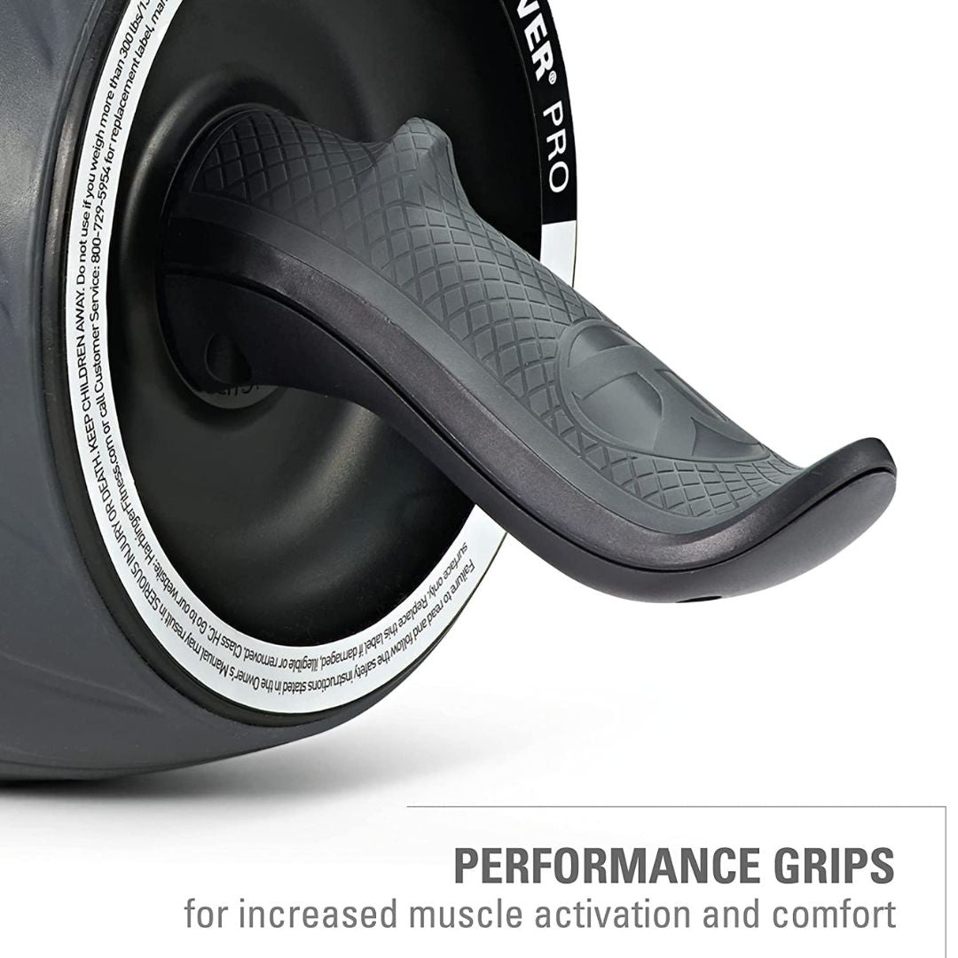 Rueda Abdominal Pro - Abs Wheel - Ejercicios Fitness - Negro