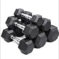 Mancuerna Hexagonal Caucho Goma Crossfit Funcional 22,5 Kg - UNIDAD