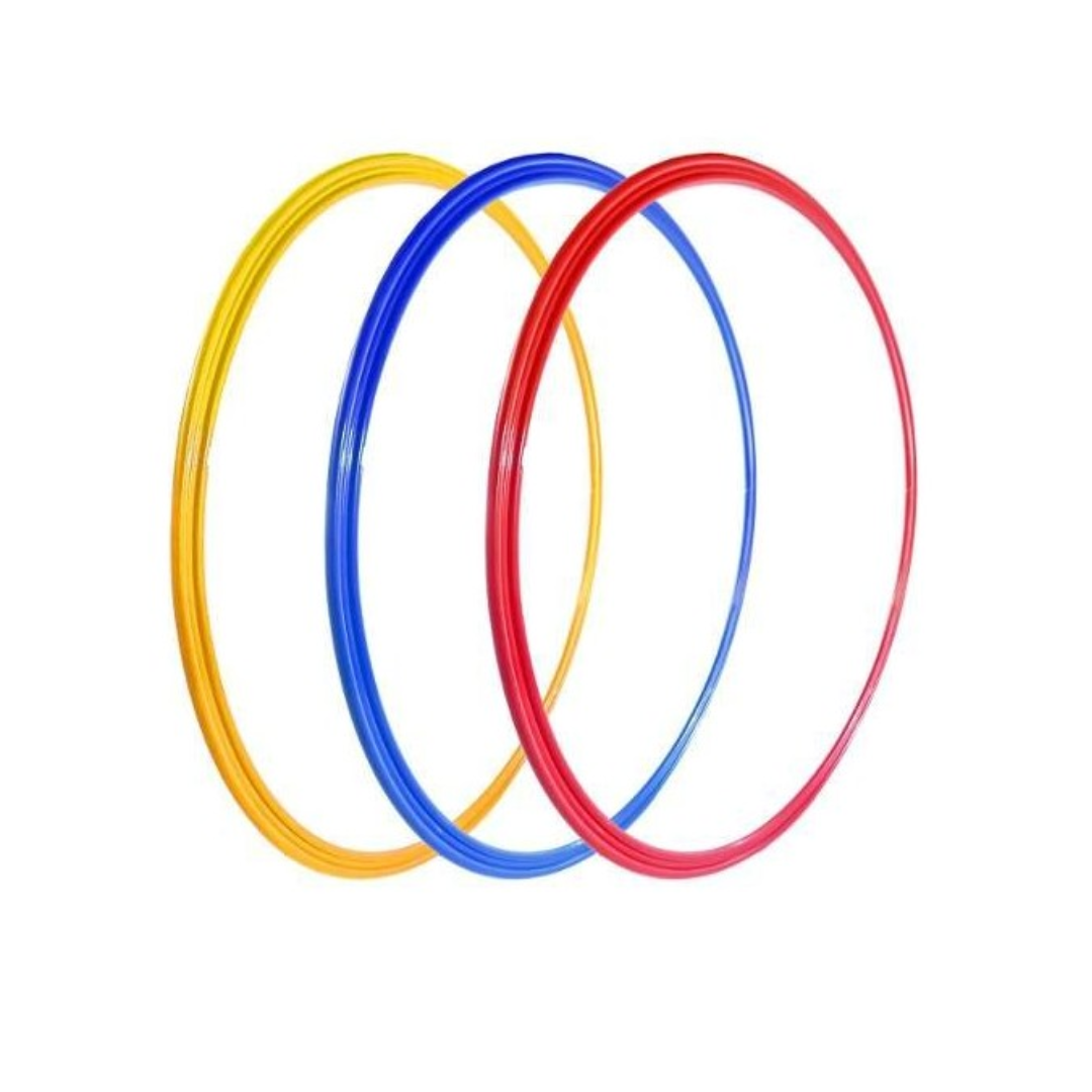 Set 12 Aros Planos Agilidad 40cm - Incluye Bolso