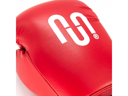 Guante Boxeo Muuk PU rojo 8oz