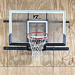 Tablero Basquet Policarbona + Aro Oficial Acero a Pared ajustable