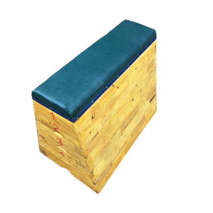 Banco Cajón de Salto Piramidal Madera 5 cuerpos