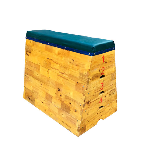 Banco Cajón de Salto Piramidal Madera 5 cuerpos