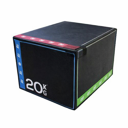Cajón Espuma Pliométrico Box Jump 75x60x50cm 2.1Kg